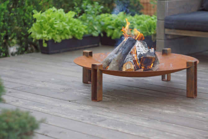 Alfred Riess Stromboli Large Fire Pit 80cm