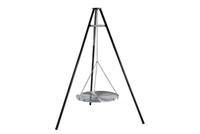 Tripod with grill